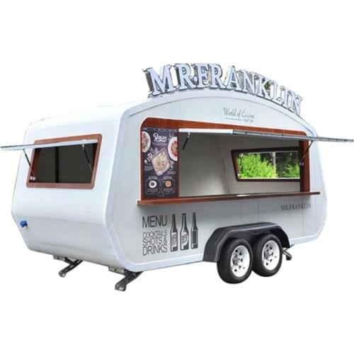 Electric Food Truck Trailer Mobile Kitchen Food Truck For Sale Europe