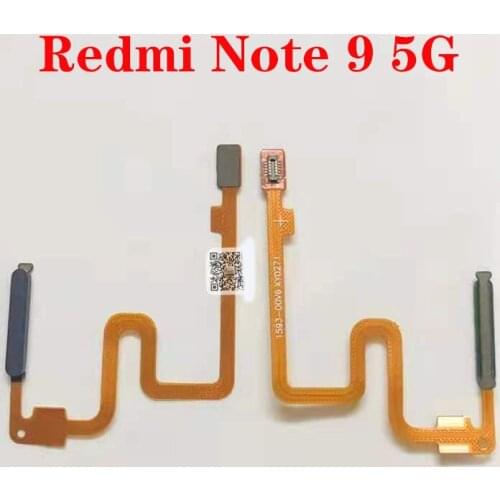 Touch ID fingerprint sensor Scanner Unlock key Button for Xiaomi Redmi Note 9 5G