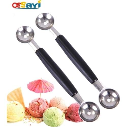 Double-headed Fruit Scoop Watermelon Spoon Dig the Ball Device Dig the Ball Stainless Steel Melon Scoops & Ballers Fruits