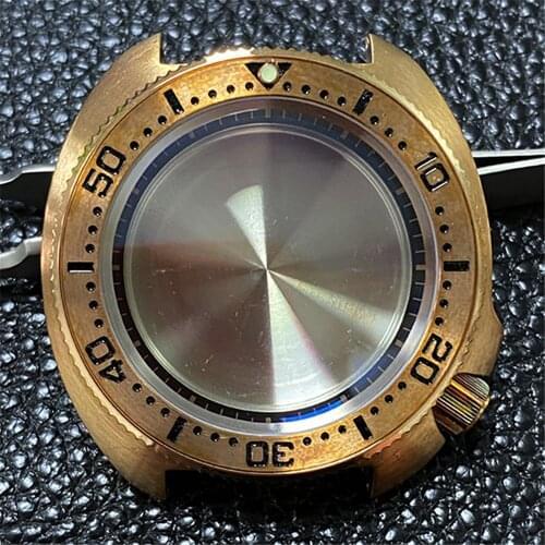 Replacement Tin Bronze Watch Case Polished Case for NH35A NH36A Watch Movement