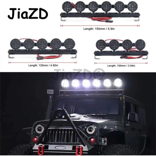 1PCS RC Car LED Roof Lamp Lights Bar for 1/10 RC Crawler Axial SCX10 90046 Traxxas TRX4 Redcat GEN8 RGT 86100 Tamiya CC01 MST