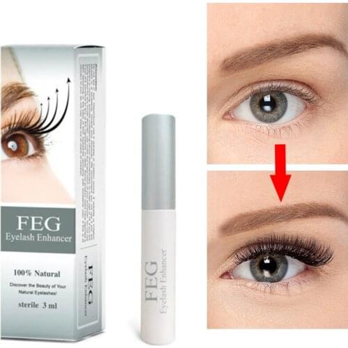 100% Original FEG Eyelash Growth Enhancer Natural Medicine Treatments Lash Lamination Mascara Eyelash Serum Growth Cosmetics
