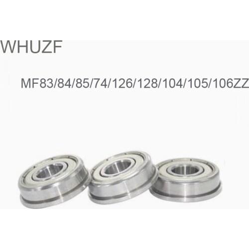 5pcs MF52ZZ MF62ZZ MF63ZZ MF74ZZ MF83ZZ MF84ZZ To MF148ZZ Miniature Flange Bearing Thin Wall Metal Shielded Flanged Bearings