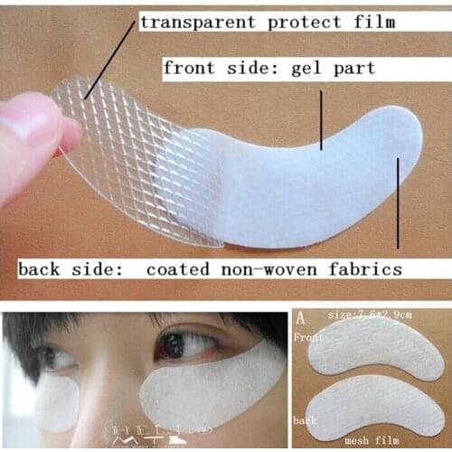 50 Pairs Eye Gel Patch for Eyelash Extensions Eye Gel Pads Eyelash Extension Pad