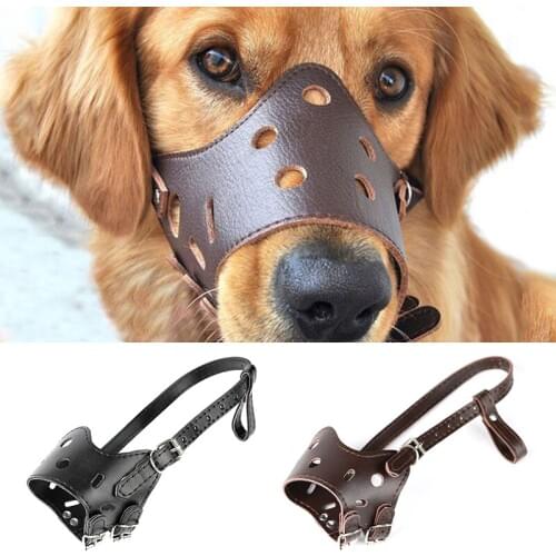 Anti-bite Dog Muzzles Pet Soft Barking Adjustable Mouth Mask Anti Bark Bite Muzzle For Small Medium Dog Pet Supplies Accessories