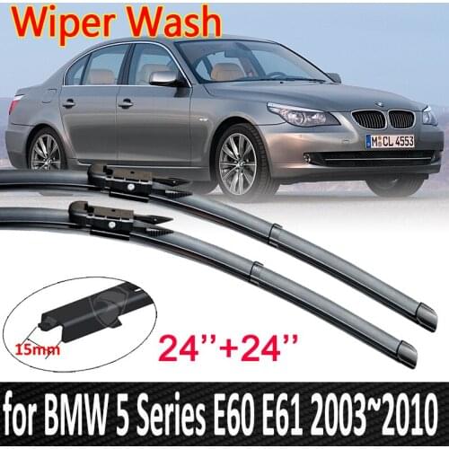 Car Wiper Blades for BMW 5 Series E60 E61 2003~2010 Windscreen Wipers 520i 523i 525i 528i 530i 535i 540i 545i 550i M5 520d 525d