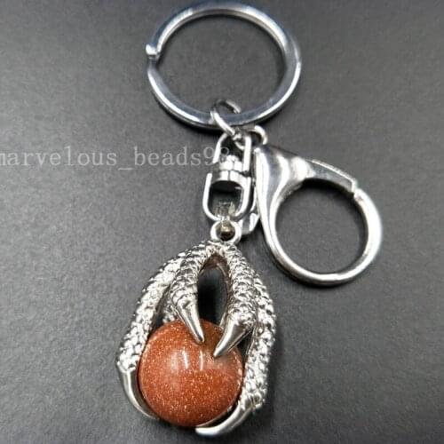 Free Shipping Beautiful jewelry Gold S Round Key Chain Hang Pendant bag MC5006