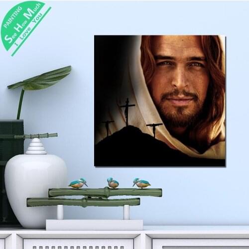 1 Piece Cross Christianity Jesus HD Printed Canvas Wall Art Posters and Prints Poster Painting Framed Artwork Room Decoration