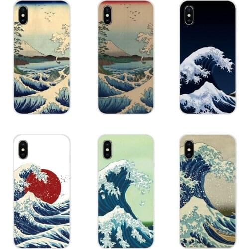Full Great Wave off Kanagawa Japan Tidal For LG G3 G4 Mini G5 G6 G7 Q6 Q7 Q8 Q9 V10 V20 V30 X Power 2 3 K10 K4 K8 2017 TPU Cases