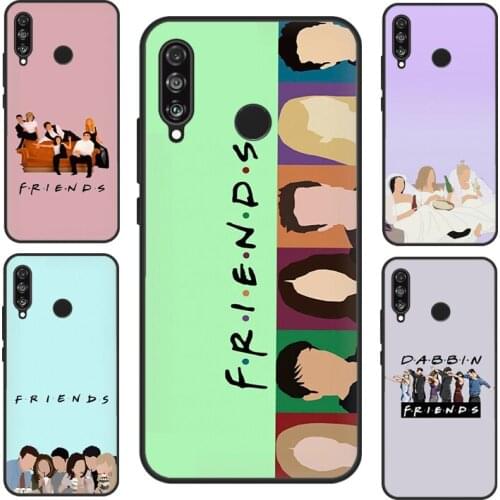 Friends TV Case For Huawei P Smart 2019 2021 Nova 5T Mate 20 Lite P20 P30 P40 Honor 20 Pro 8X 9X 10i