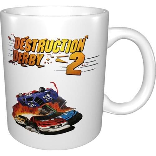 Destruction Derby 2 Computer Game Yellow Black All Mug Coffee Cup Coffee Mug Death Stranding Tajine Terracotta