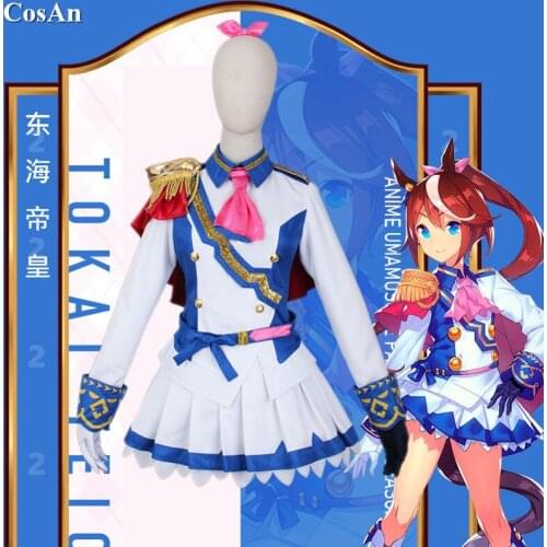 Hot Game Umamusume:Pretty Derby Tokai Teio Cosplay Costume Cute Combat Uniform Female Activity Party Role Play Clothing XS-XL