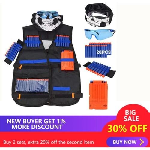 Toy Suit for Nerf Gun Toy Tactical Equipment Gun Shuttle Bullet Magazine Accessories Bullet Clip Compatible Nerf Gun Xmas Gift