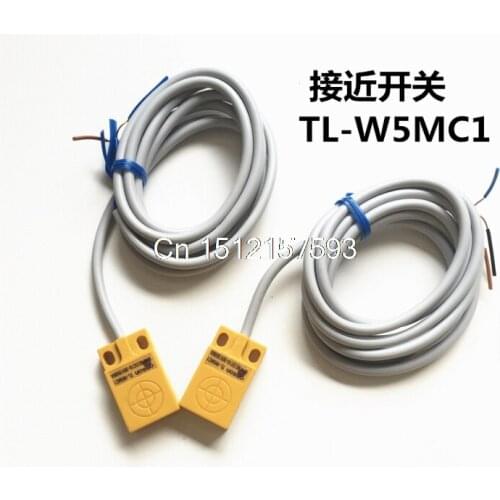 Inductive Proximity Switch Sensor TL-W5MC1 DC6-36V 3-Wire NPN NO 18*18*1mm(Rail)
