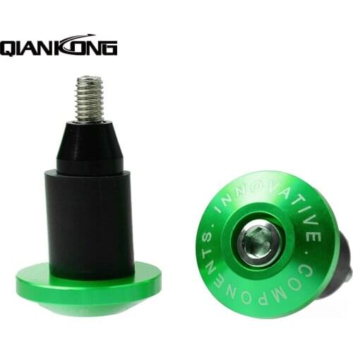 7/8"22 motorcycle handlebar cap motocross handle bar grips ends for honda Kawasaki ZX6R ZX7R ZX10R ZX14R NINJA650R Z750 Z1000