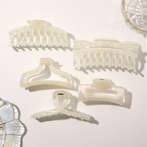 New Fashion Boutique Electroplating transparent color Hair Clip Geometry Hairpin Barrette for Women Girl Accessories Headwear