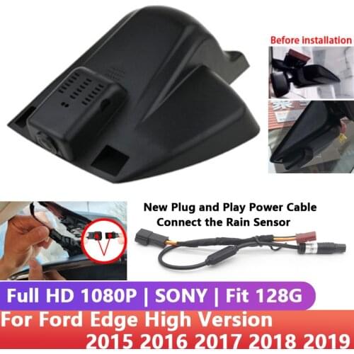 New ! 1080P Easy Installation Car DVR Wifi Dash Camera Video Recorder camera For Ford Edge High Version 2015 2016 2017 2018 2019