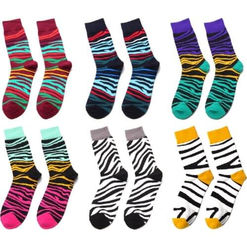 Peonfly Pair 1 Men Cotton Funny Crew Cartoon Animal Dog Women Novelty Gift Socks for Spring Autumn Winter