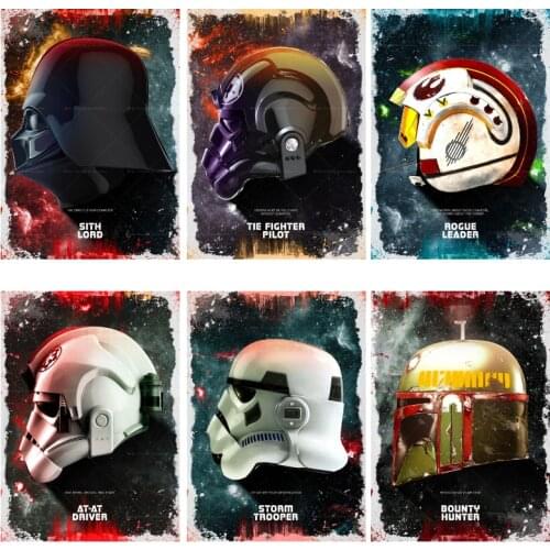 Star Wars Poster Canvas Painting Master Yoda Darth Vader Han Solo Print Wall Artist Home Decoration Children Room Kids Birthday