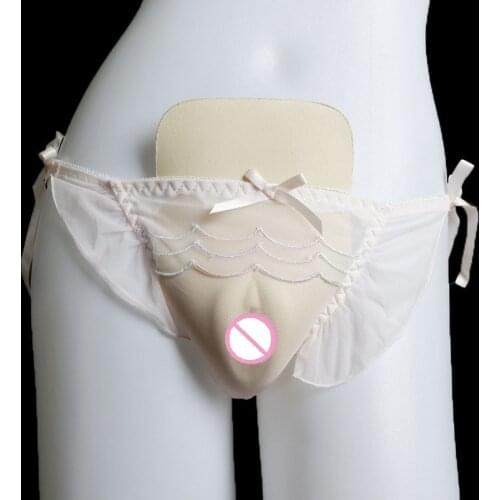 Realistic Vagina Panties transgender Panties Fake Vagina Pant for Drag Queen transvestite Panties Transvestite cosplay