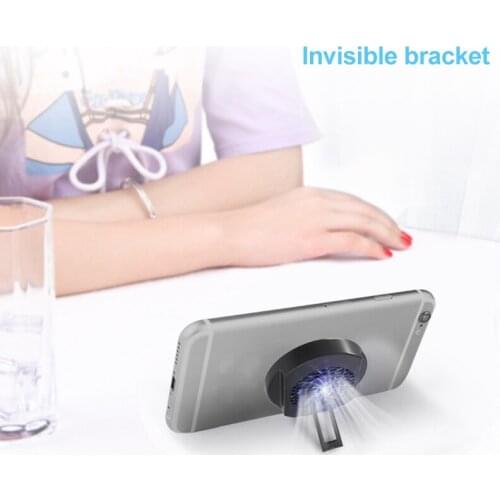 Foldable Mobile Phone Cooler Cooling Support Holder Bracket with Fan Radiator for Smartphone Tablet NK-Shopping
