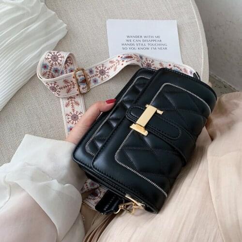 Crossbody Bag Designer Shoulder Bag Female Handbag Purse Women Bag Fashion 2021 New Trend PU Leather All-match Diamond Lattice