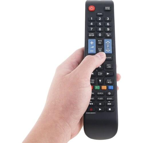 Replacement TV Remote Control Support 2xAAA Batteries Fit for SAMSUNG AA59-00581A AA59-00582A AA59-00594A 3D Smart Player HDTV