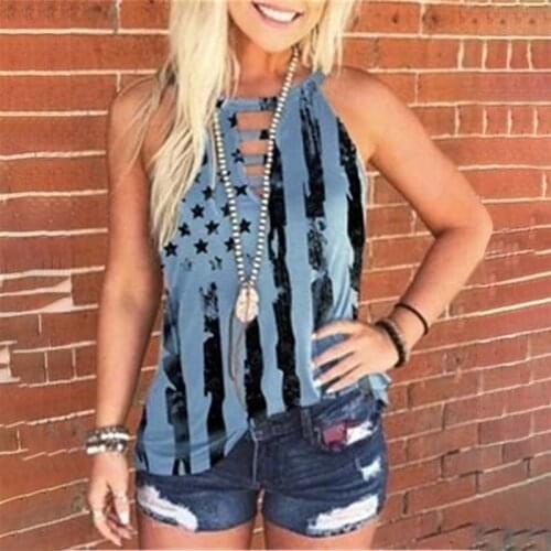 Ladies Sleeveless T Shirt Print Sexy Slim Casual O Neck Streetwear Plus Size Tank Top Women Beach Holiday Tee Shirt