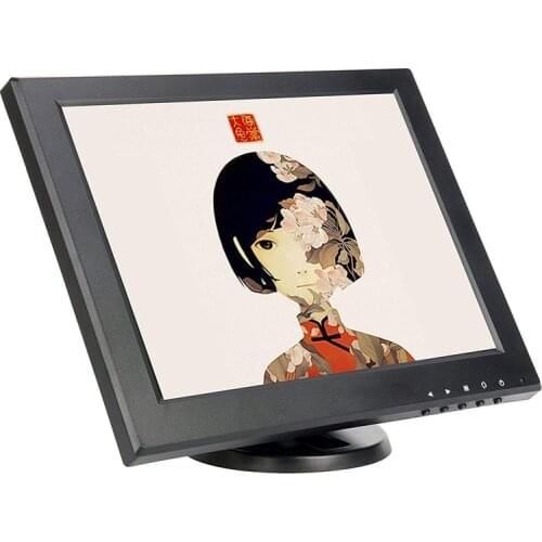 New Arrival 1024*768 4:3 12.1" Lcd Monitor VGA with AV/BNC/VGS/HDMI/USB Interface