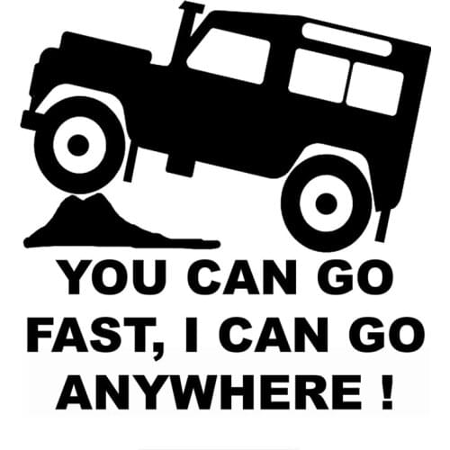 PLAY COOL Car Sticker You Can Go Fast i Can Go Anywhere Auto Motorcycles Accessories Vinyl Decals for BMW VW Audi Octavia Gti