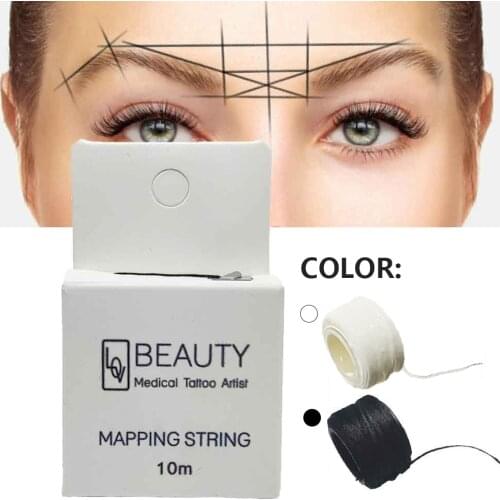 Mapping pre-ink string for Microblading eyebow Make Up Dyeing Liners Thread Semi Permanent Positioning Eyebrow Measuring Tool