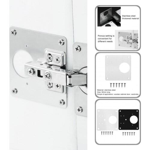 Fixing Tools Sturdy High Strength Stable Hinge Panel Stainless Steel Hinge Plate Matte for Window