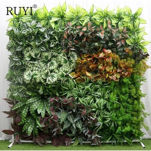 Artificial plants lawn DIY custom models wedding decor plants wall / hotel /store background/artificial grass wall home decor
