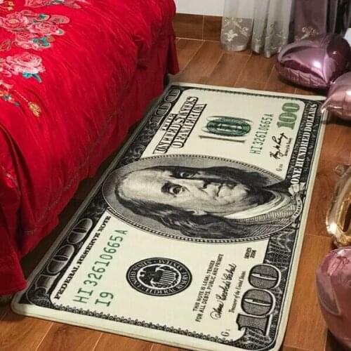 Creative USA Dollar 3D Carpet For Living Room Area Rug Floor Mat Bedside Hallway Doormat Kids Bedroom Rug Decoration Home