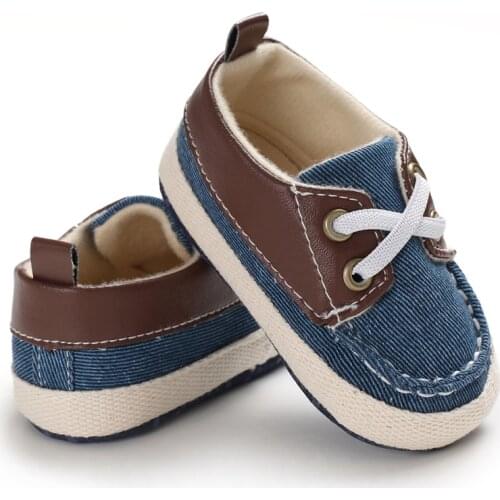 Baby Boy Shoes Toddler Booties Newborn Crib Shoes Soft Sole Prewalker Anti-slip Sneakers Infant Kids Booties First Walkers