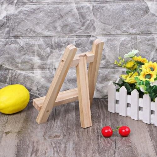Mini Artist Wooden Easel Wood Stand Display Holder For Party Decoration 15*20cm Triange Easel E56C