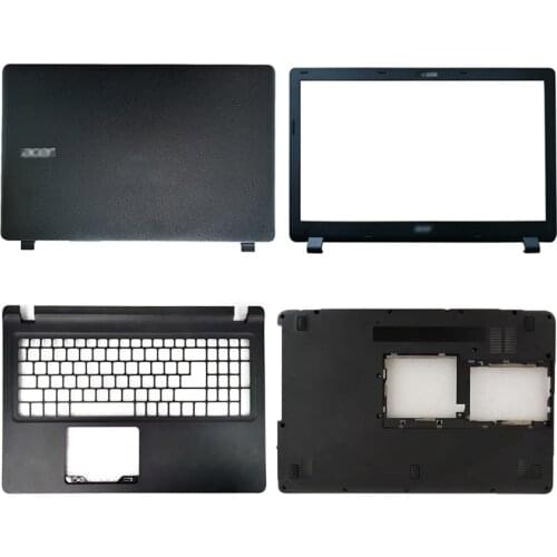 New portable lcd back cover/lcd hinges/lcd front bezel for acer aspire ES1-523 ES1-533 ES1-532 ES1-572 series black cover top ca