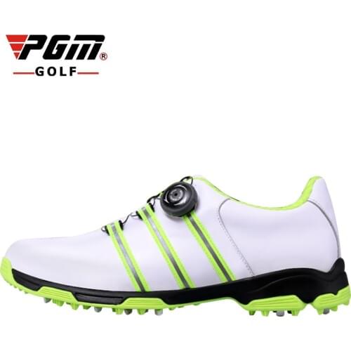 New PGM Golf Shoes Mens Leather anti-skid breathable groove patent design sneakers freeshipping