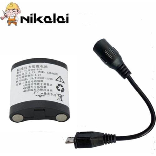 3.7V Rechargeable Lithium Battery for Cross Line Laser Level 635nm Vertical & Horizontal Lasers