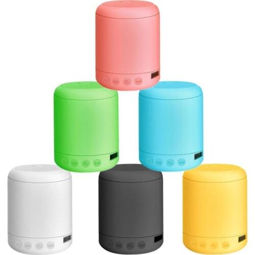 Cross-Border Wireless Subwoofer Small Speaker A11 Macaron Mini Bluetooth Speaker Lock and Load Spray Gift Customization