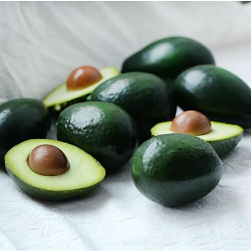 Festive Supplies Artificial Decorations Fruits Bubble Simulation Avocado Model Window Decoration Props 4pc/lot