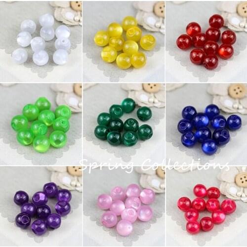 10pcs/lot 10mm Resin Buttons Round Eyeball Sewing Decorative Buttons Copper Shank Noses Sewing Buttons for Clothing