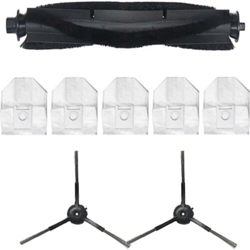SANQ Dust Bags Rolling Side Brush Parts Accessories for Roidmi EVE Plus Robot Vacuum Cleaner Parts