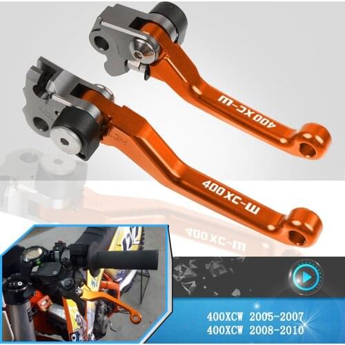 For 400XCW 400XC-W 400 XCW 2005 2006 2007 2008 2009 2010Motorcycle Accessory Brake Clutch Levers Aluminum Motocross Clucth Lever