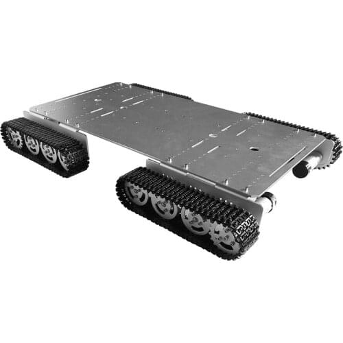 T500 crawler smart car 4 x 4 metal tank robot chassis for remote tank control,tank design competition