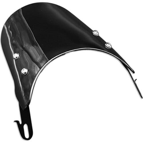 Universal Motorcycle Fairing Windshield Shield Screen Protector Fit for 5-7 inch Headlightt