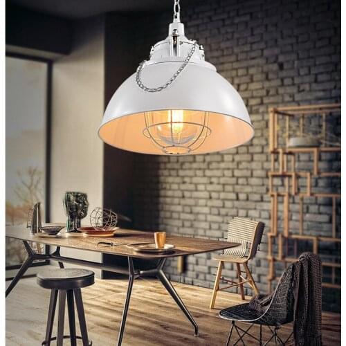 Vintage Industrial Lamp Metal Pendant Light Fixture Retro warehouse loft bar restaurant lighting