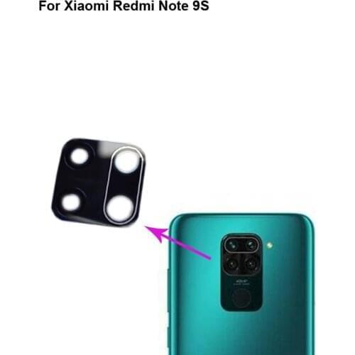High quality For Xiaomi Redmi Note 9s 9 S Back Rear Camera Glass Lens test good For Xiao mi Redmi Note9S Replacement Parts
