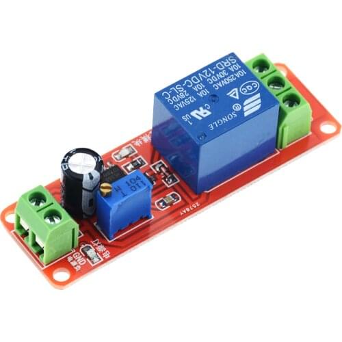 1PCS DC 12V Timer Switch Adjustable Module Time delay relay Module Delay Relay shield 0-10S