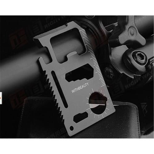 11 Functions in 1 Survival Card Knife Pocket Saber Card for Outdoor Camping